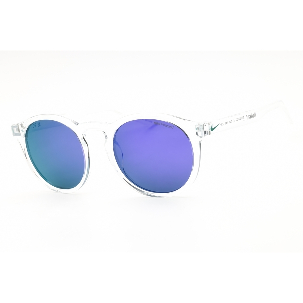 NWT Nike SWERVE P FD1850 Matte Clear Round 51mm Sunglasses